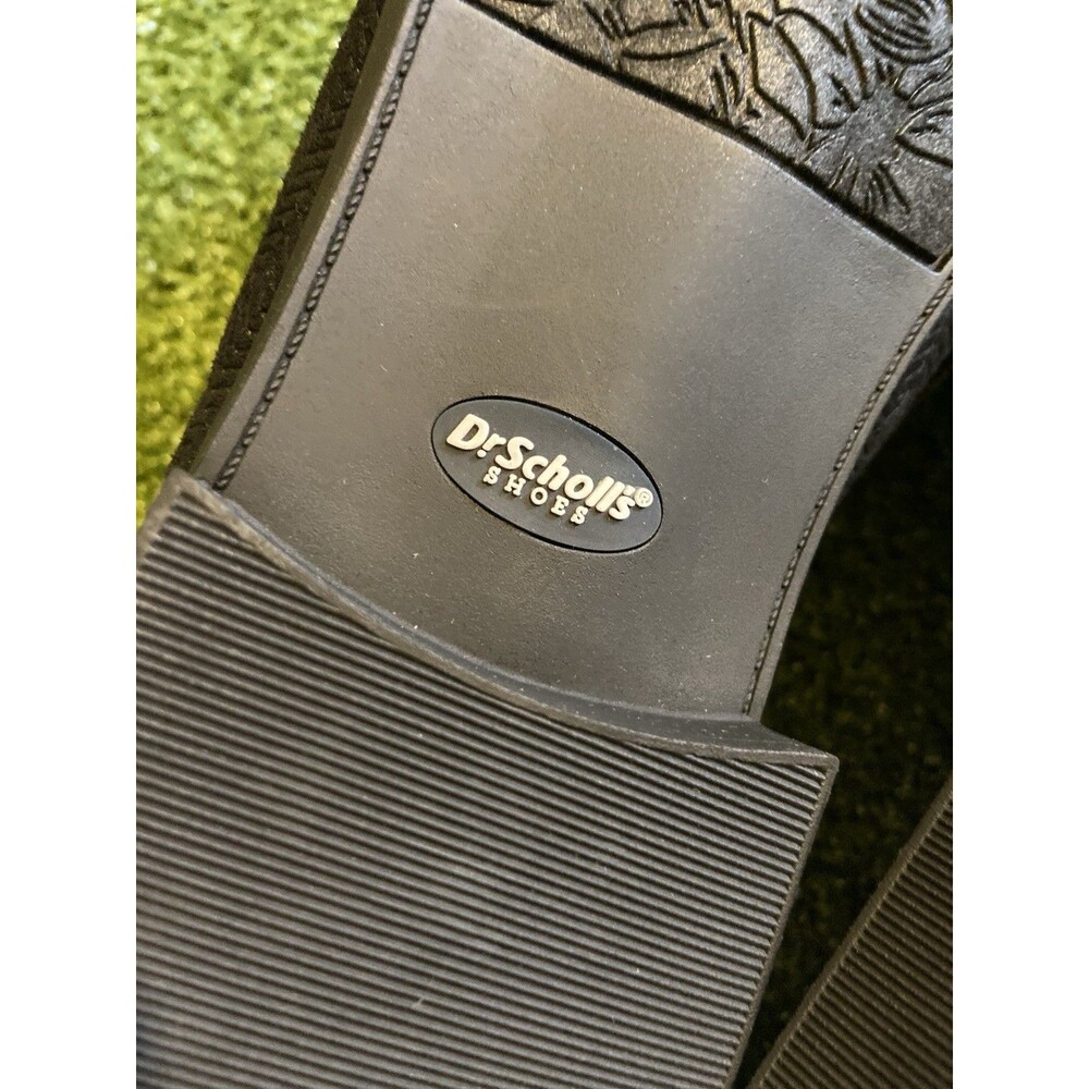 Dr. Scholl's Women's Ruler Slip On Loafer Black Microfiber Size 10M Walk Shoes - Picture 6 of 12